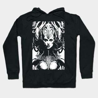 sci fi cyber woman Hoodie